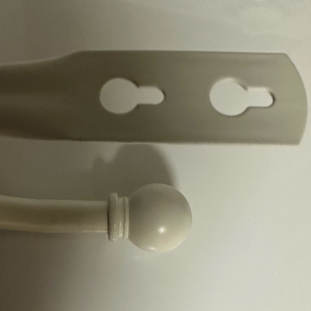 Curtain holder white